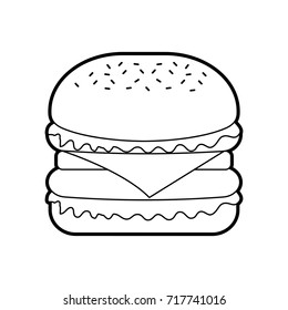 burger fast food tasty delicious snack lunch