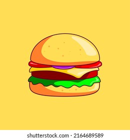 Burger Fast food vector illustration