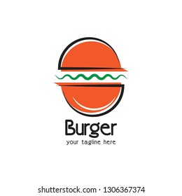 Burger Festival and Company Logo Vector Template