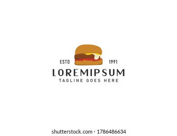 Burger Flat logo design inspiration