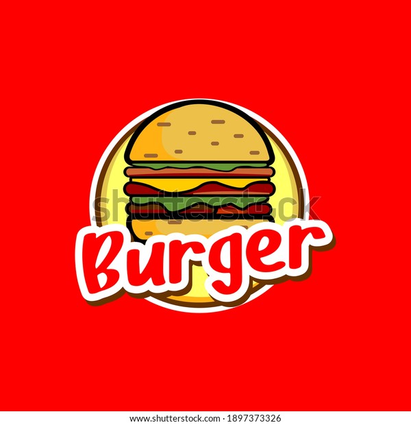 Burger Food Background Sales Stands Vector Stock Vector (royalty Free 