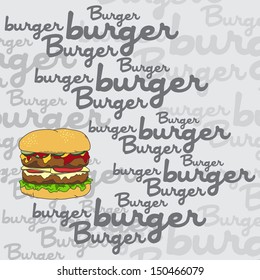 burger grey art page