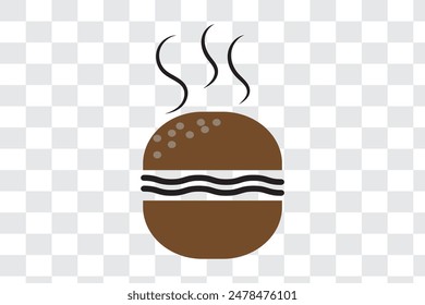 Burger Hamburger icon illustration web site mobile logo app UI design, meat, beef, food, lettuce, sandwich, meal, grilled, tomato, bun, snack, onion cheese sign symbol Fast food vector
