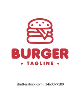 Burger or Hamburger Logo Design