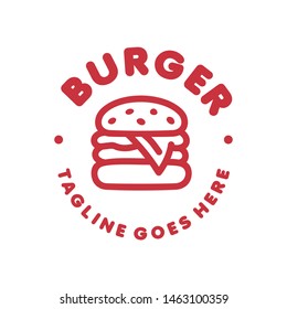 Burger or Hamburger Logo Design