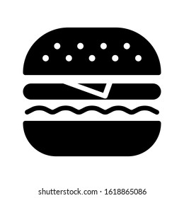 burger hamburger logo icon design. vector illustration on white background