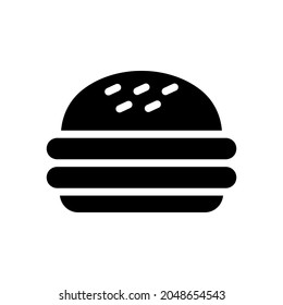 burger hamburger logo icon in trendy flat style isolated on white background. Alarm symbol for your web site design, logo, app, UI. Vector illustration, EPS10. perfect for all project , modern style