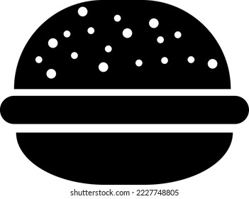 burger hamburger logo icon in trendy flat style isolated on white background. Alarm symbol for your web site design, logo, app, UI..eps
