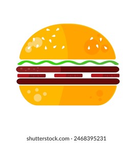 hamburguesa, hamburguesa - icono de Vector	