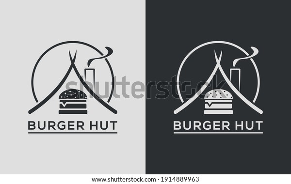 Burger Hut Logo Design\
Template