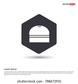 Burger Icon Background icon template