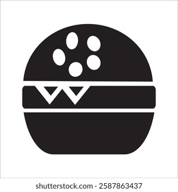 Burger icon  cheese burger Symbol. Vector Illustration. 10 EPS