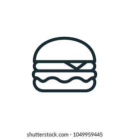 Burger Icon Design