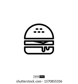 Burger icon, design inspiration vector template for interface and any purpose
