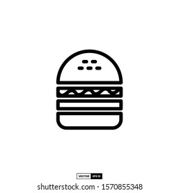 Burger icon, design inspiration vector template for interface and any purpose