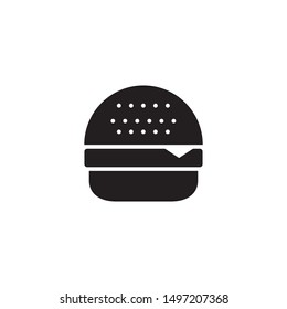 burger icon design template. Trendy style, vector eps 10
