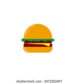 burger  icon design template vector isolated illustration