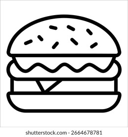 Elemento de icono de hamburguesa para diseño