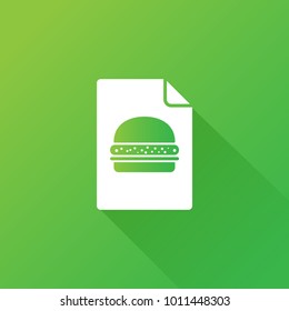 burger icon. fast food