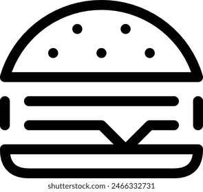 burger icon, fast food icon, food icon