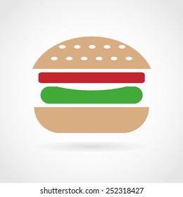 burger icon great for any use. Vector EPS10.