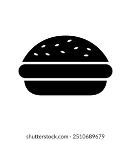 Burger-Symbol auf Hintergrund