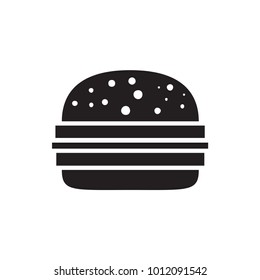 burger icon illustration isolated vector sign symbol