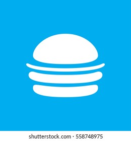 burger icon illustration isolated vector sign symbol
