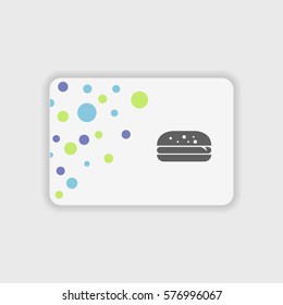 Burger icon illustration isolated vector sign symbol