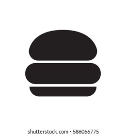 burger icon illustration isolated vector sign symbol