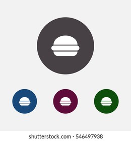 burger icon illustration vector, can be used for web and design