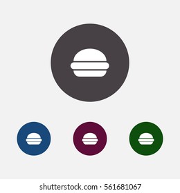 burger icon illustration vector, can be used for web and design.