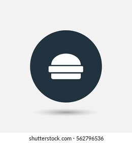burger icon illustration vector, can be used for web and design.
