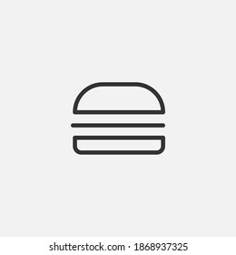Burger icon isolated on background. Sandwich symbol modern, simple, vector, icon for website design, mobile app, ui. Vector Illustration