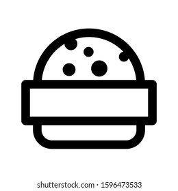 burger icon isolated sign symbol vector illustration - high quality black style vector icons
