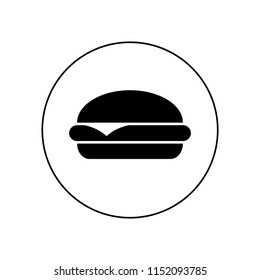 Burger icon, logo