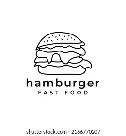 Burgersymbol einzeln auf weißem Hintergrund