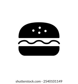 Burger icon logo design. burger sign and symbol. hamburger