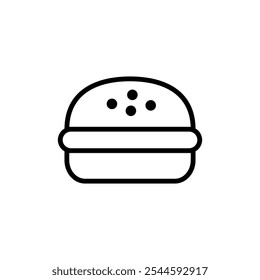 Burger icon logo design. burger sign and symbol. hamburger