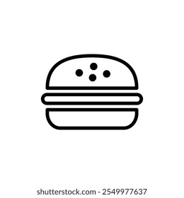 Burger icon logo design. burger sign and symbol. hamburger