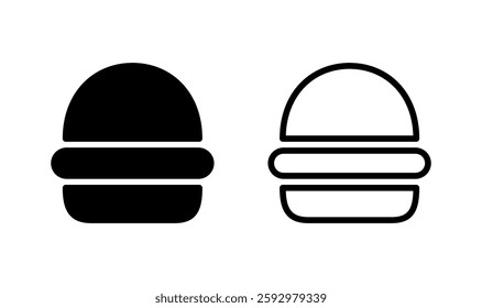 Burger icon logo design. burger sign and symbol. hamburger