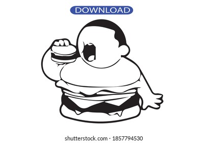 burger icon or logo isolated sign symbol vector illustration - high quality black style vector icons.