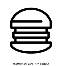 burger icon or logo isolated sign symbol vector illustration - high quality black style vector icons
