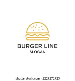 burger icon or logo isolated sign symbol vector illustration - high quality black style vector icons