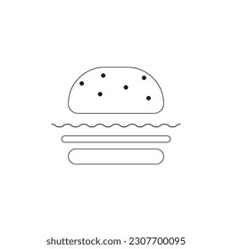 Icono de harina de iconos vector de comida rápida símbolo de icono