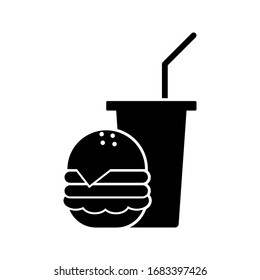 burger icon on a white background. vector eps10