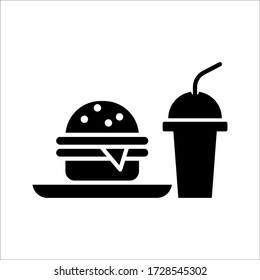 icono de la hamburguesa en un fondo blanco. eps10 vectoriales