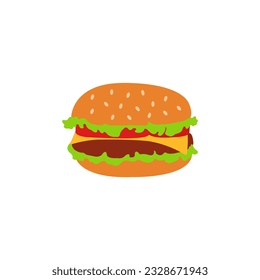 A burger icon on a white background.