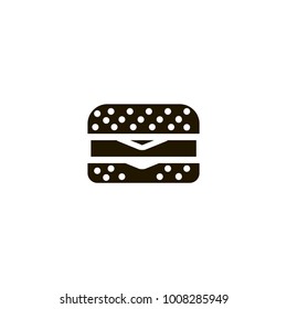 burger icon. sign design