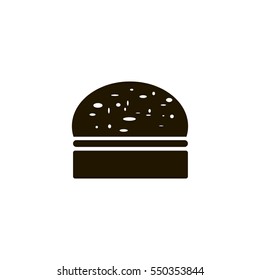 burger icon. sign design